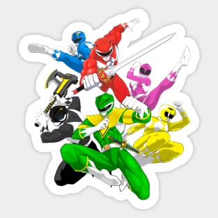 Power Rangers - Classic Team Sticker